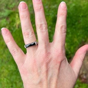 Black Onyx Sterling Silver Ring
